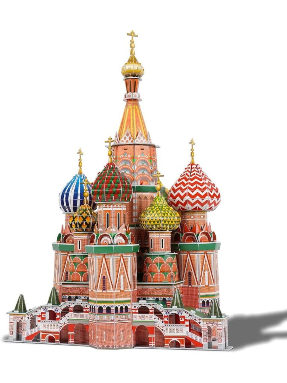 3D St. Basil's Cathedral Puzzle Kit | Educational Building Model for Teens